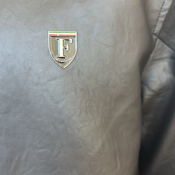 F COLLECTION Men Leather Jacket.  New with Tag - Picture 3 of 12
